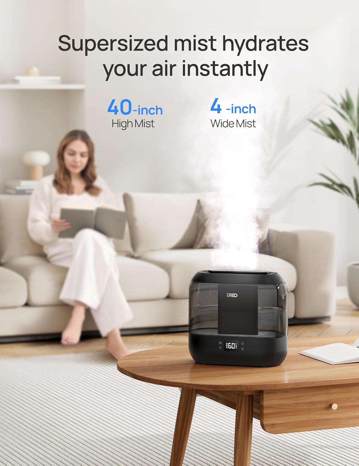 DREO 4L Smart Humidifier - Black