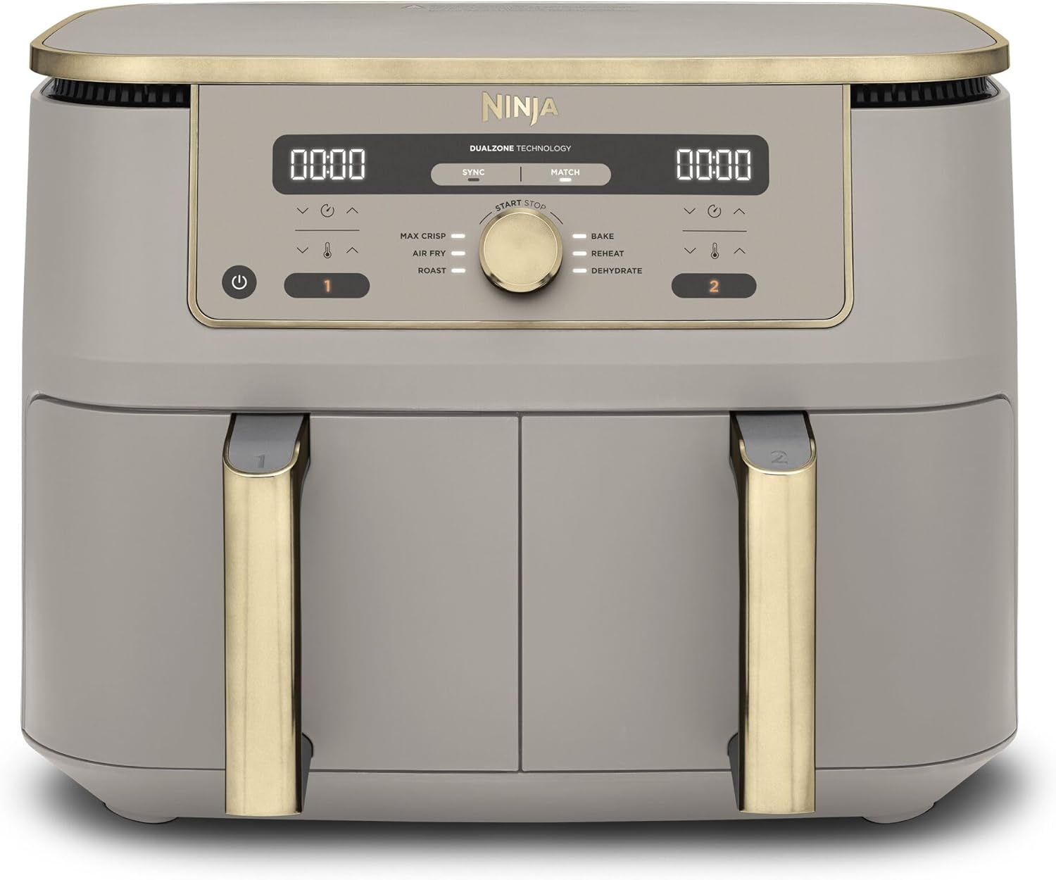 NINJA MAX 6-in-1 Dual Zone Air Fryer - Stone Gold DZ400