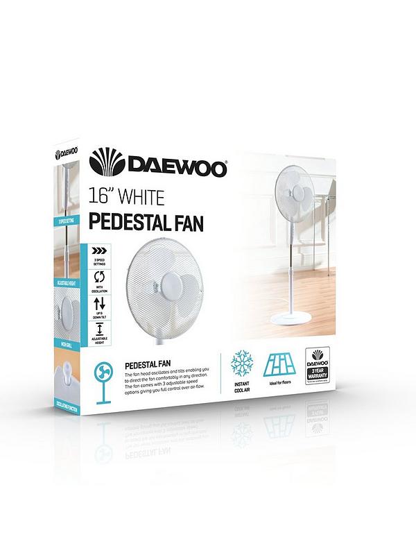 Ventilador de pedestal oscilante Daewoo de 16