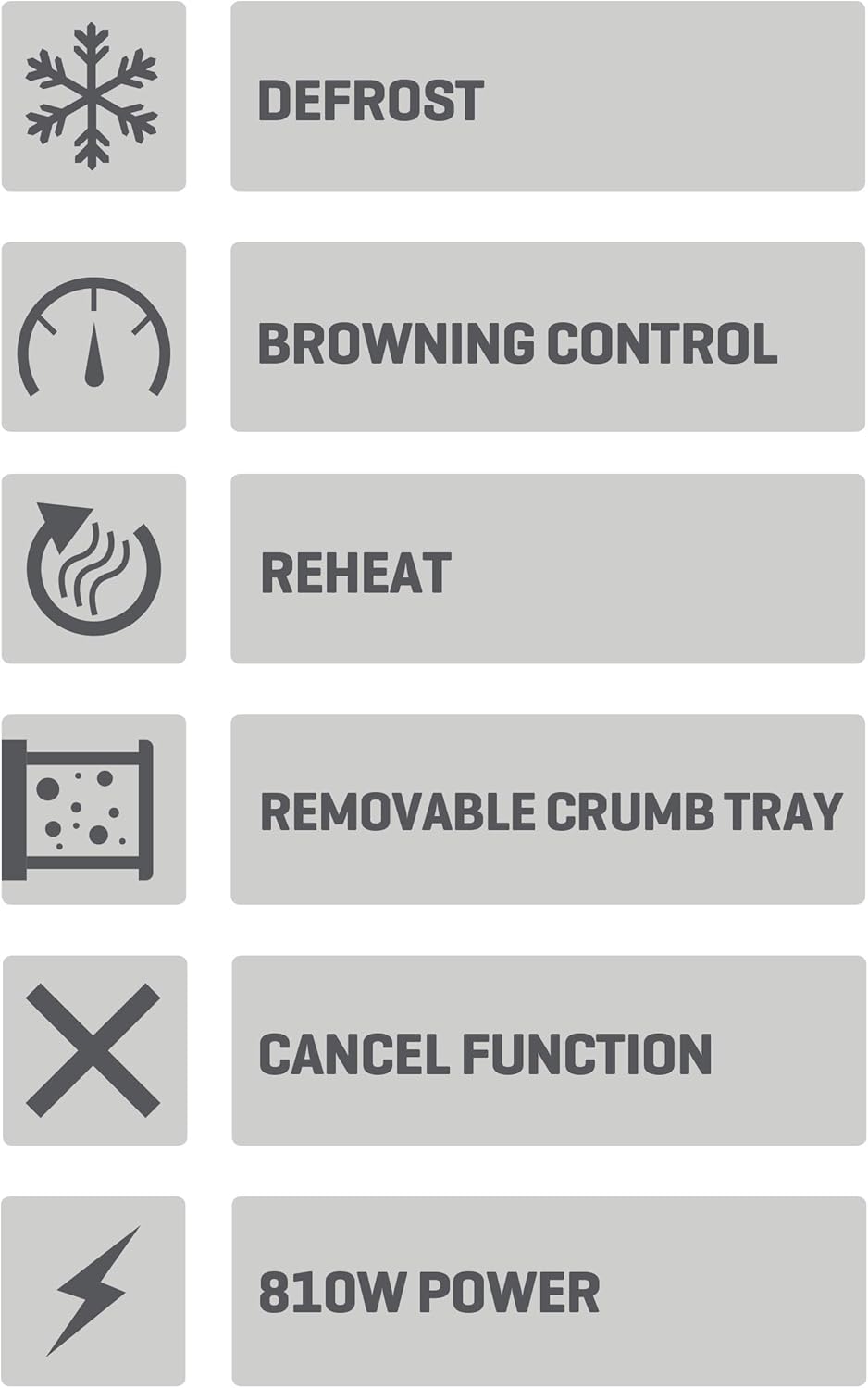 Daewoo Kensington 2-Slice Toaster with 6 Settings - Black | SDA1583