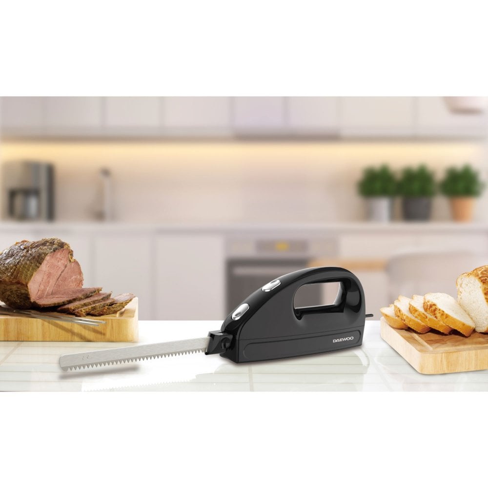 Daewoo Black Electric Carving Knife - SDA1806GE