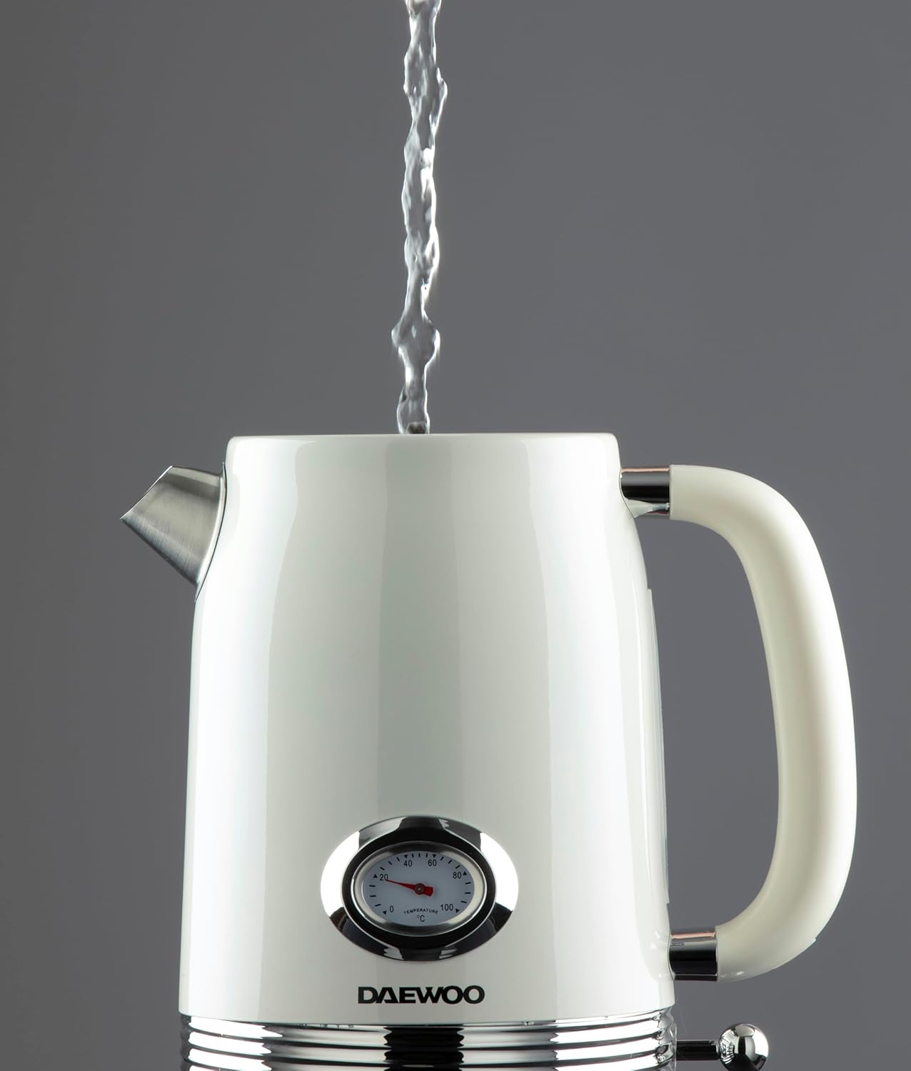 Daewoo Denver 1.5L Rapid Boil Kettle - Buttermilk