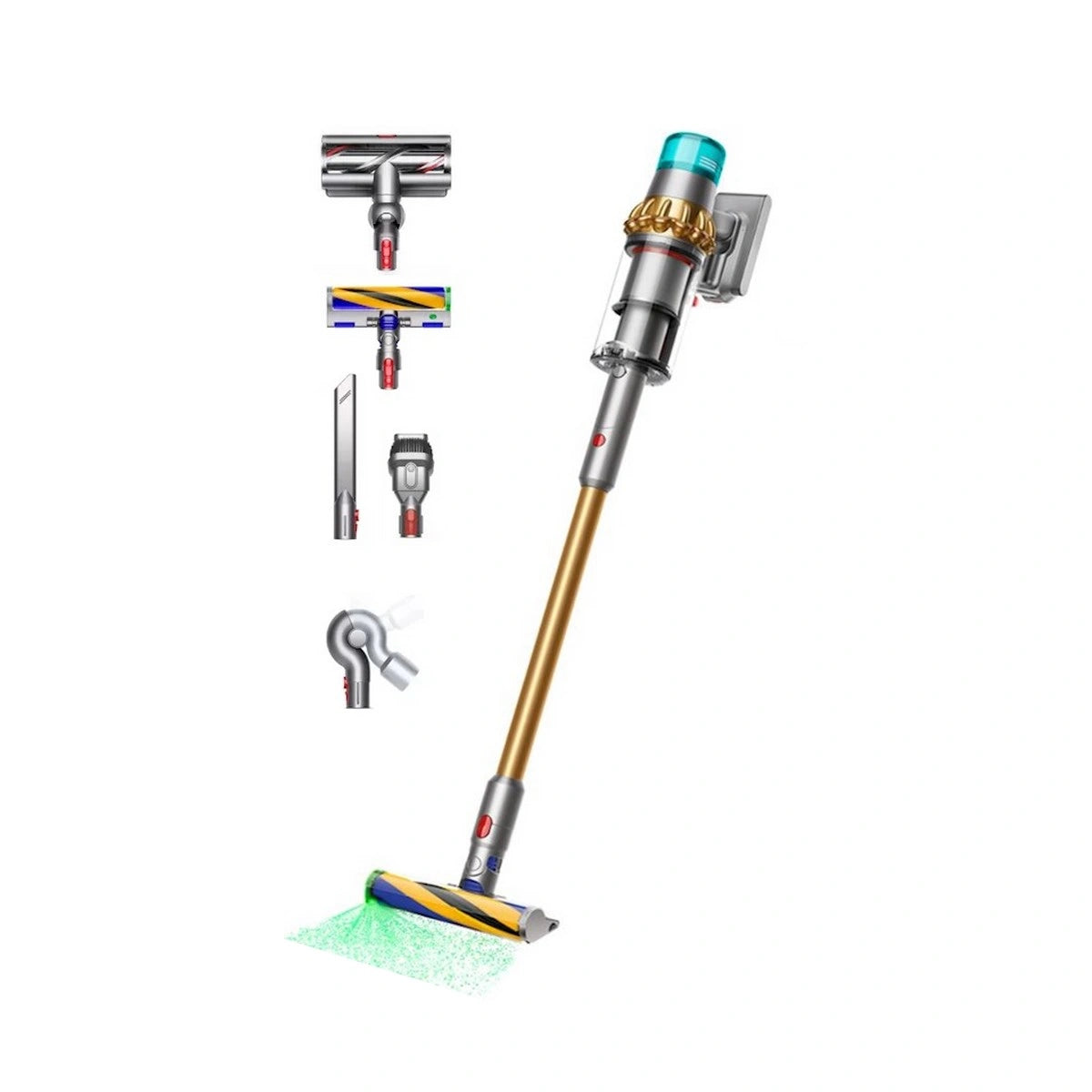 Dyson V15 Detect Absolute Cordless Vacuum Cleaner - Yellow & Nickel