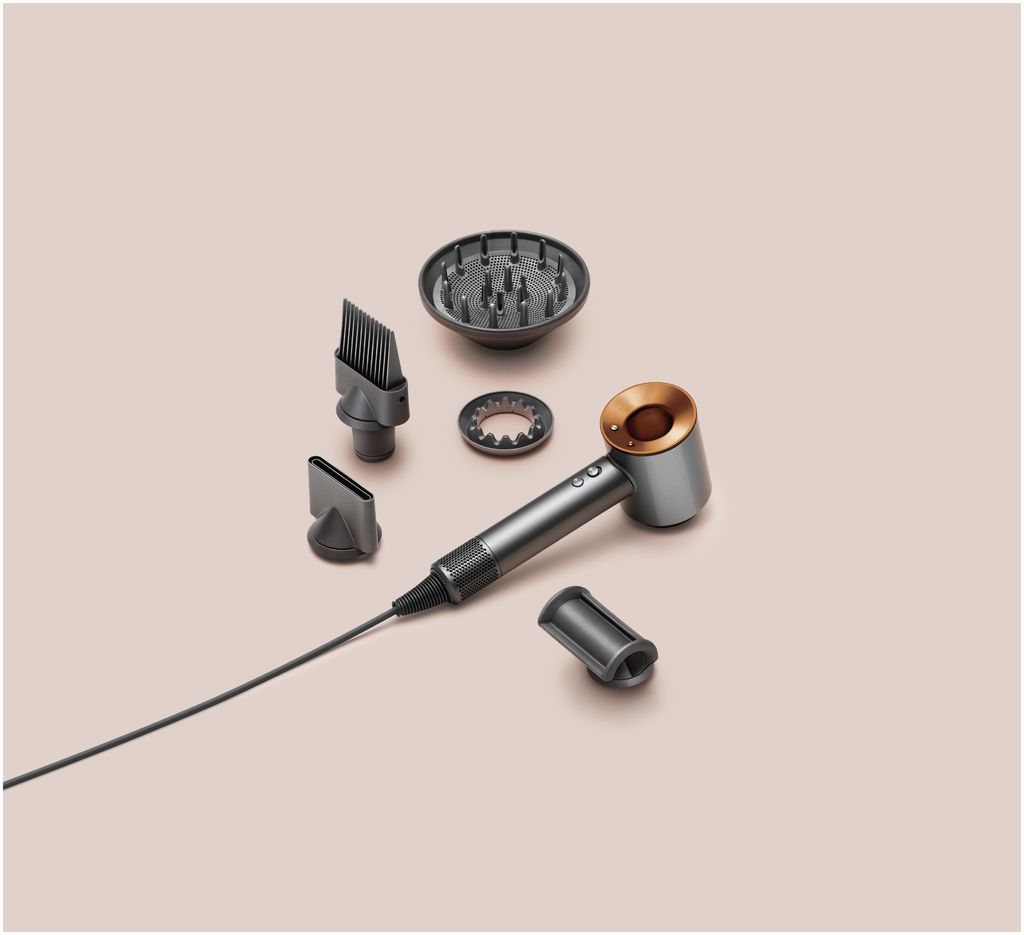 Secador de pelo Dyson Supersonic HD07 | Níquel/Cobre