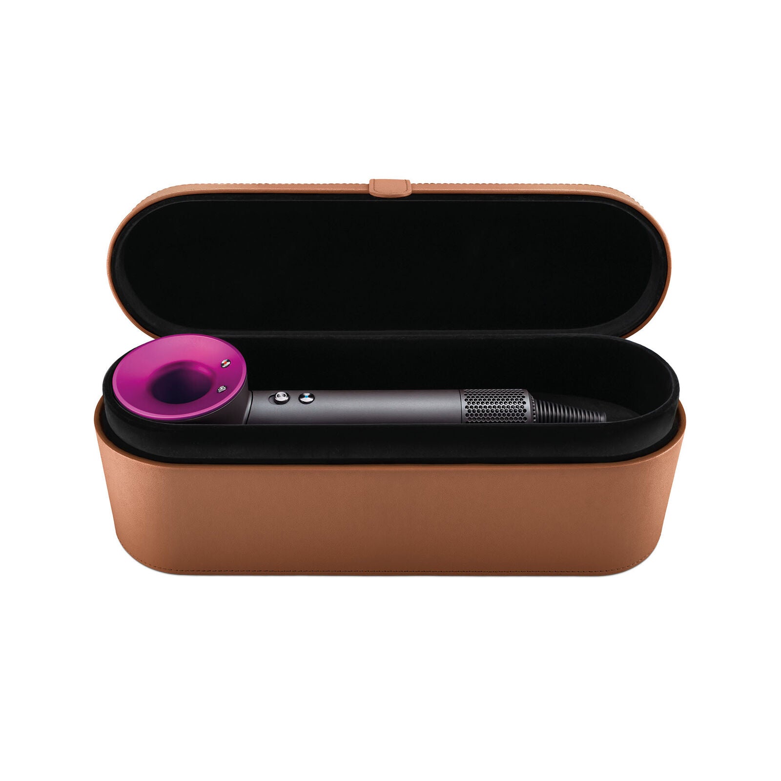 Estuche de cuero color canela para Dyson Supersonic 969045-07