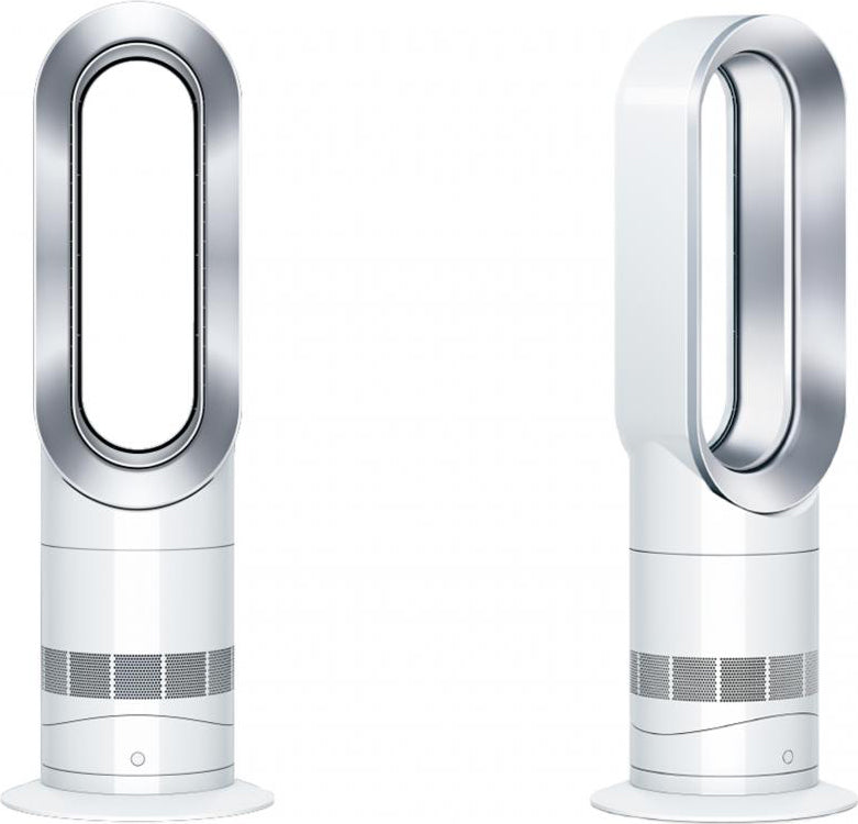 Dyson Hot+Cool Jet Focus AM09 fan heater (White/Silver)