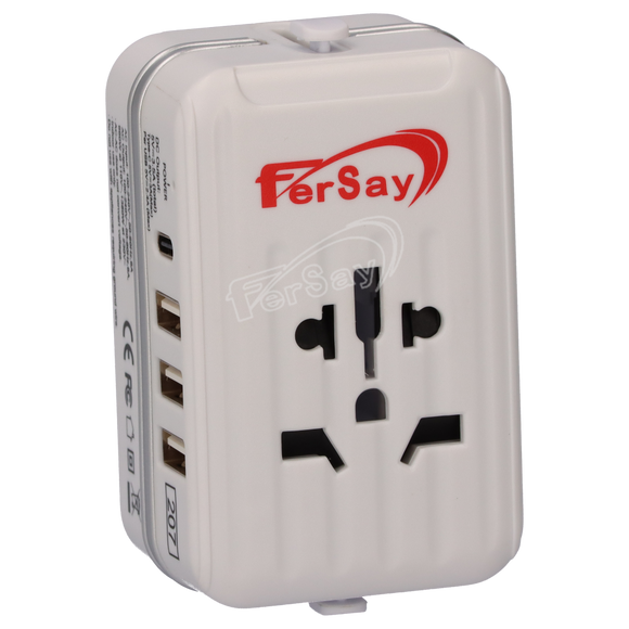 Fersay Universal Travel Adaptor For Mains Plugs | E-NC250
