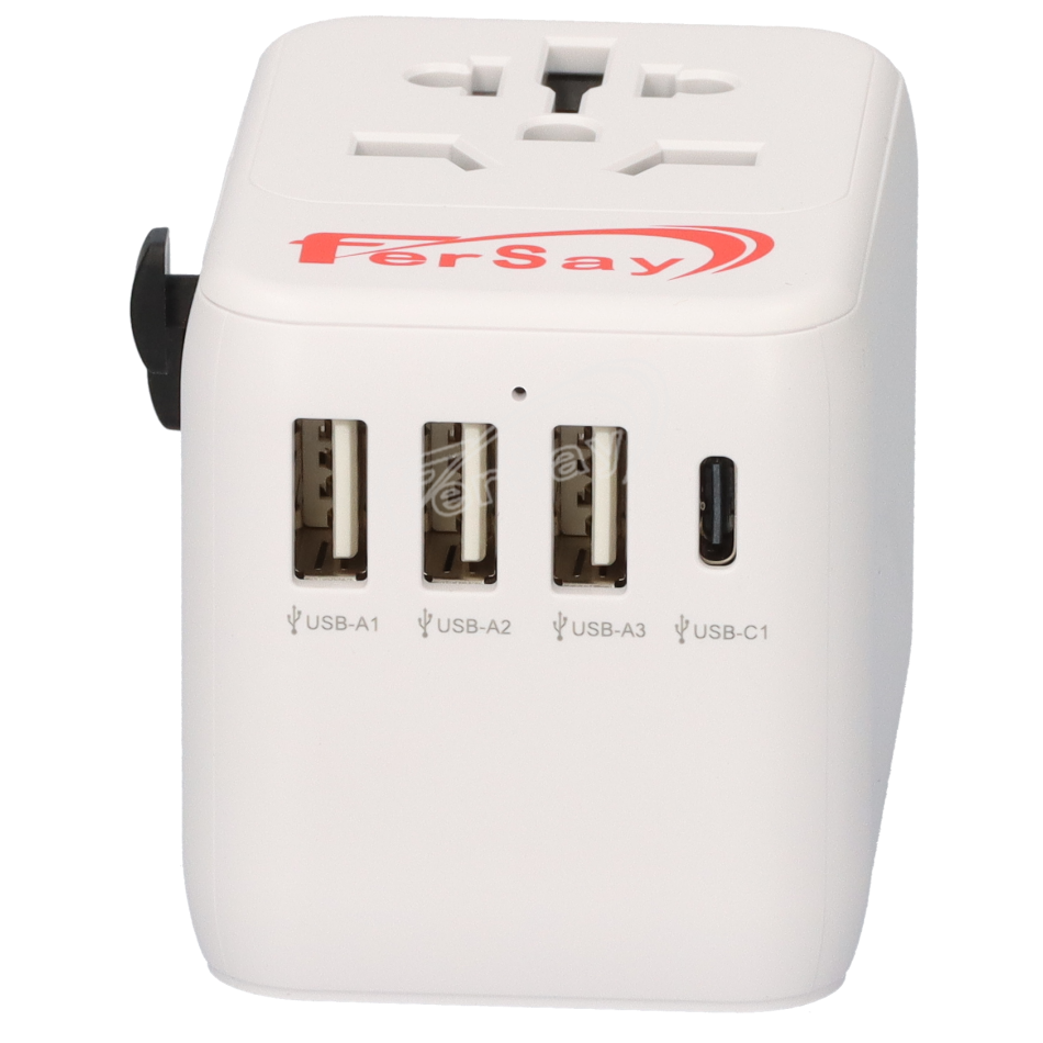 Adaptador de viaje universal Fersay para enchufes de red | E-NC251