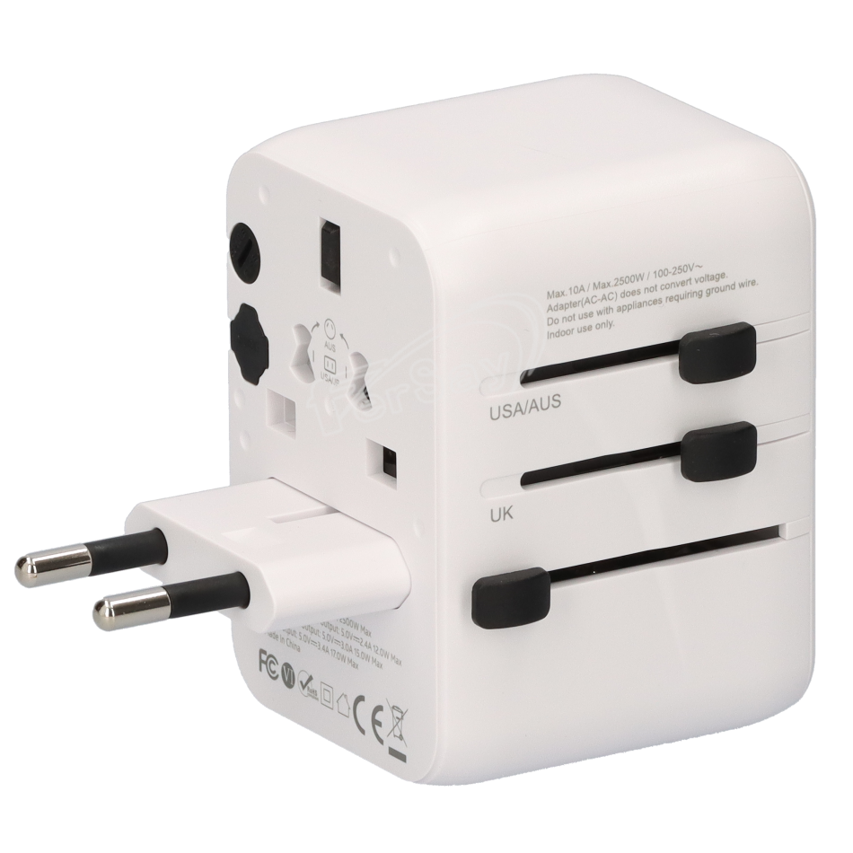 Fersay Universal Travel Adaptor For Mains Plugs | E-NC251
