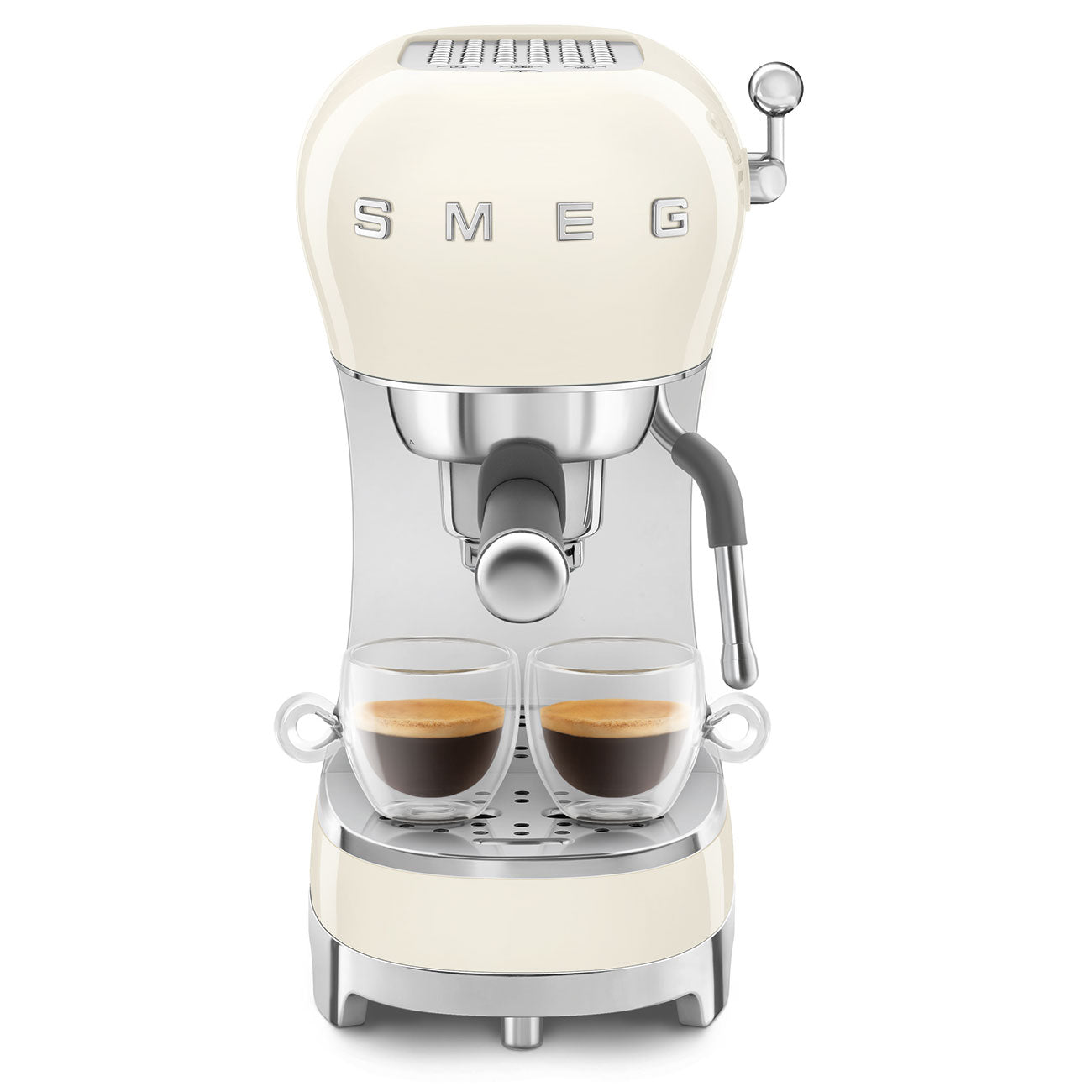 Smeg Espresso Coffee Machine with Steam Wand - ECF02
