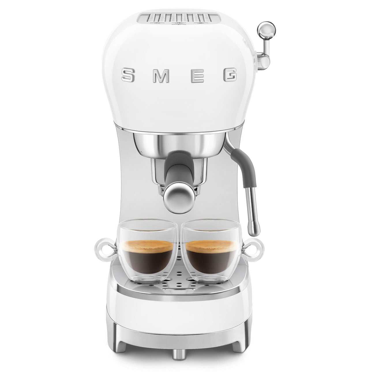 Smeg Espresso Coffee Machine with Steam Wand - ECF02