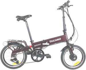 Tucano Ergo 7V Folding Electric Bike - Red
