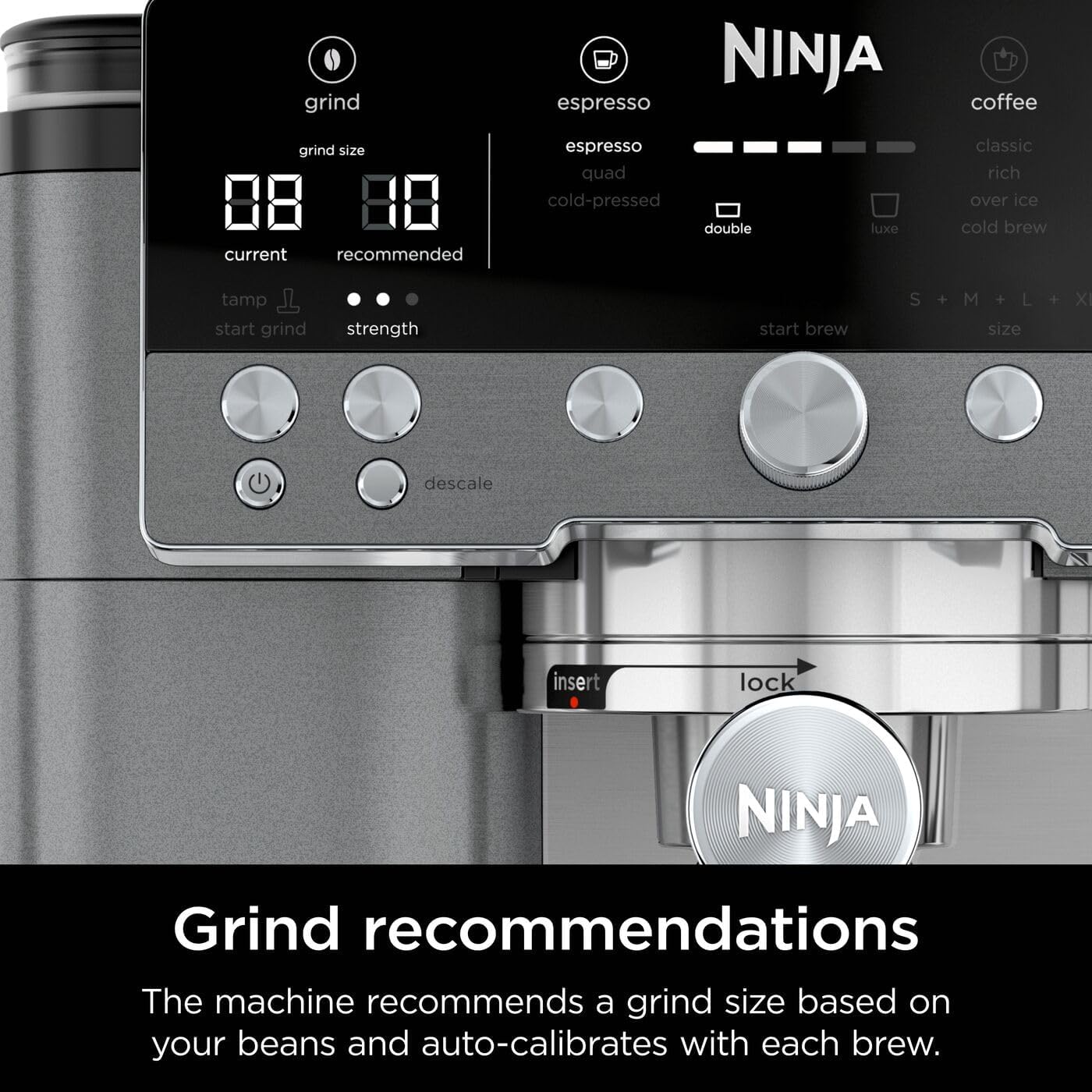 Máquina de café expreso Ninja Luxe Café Premier | ES601UK