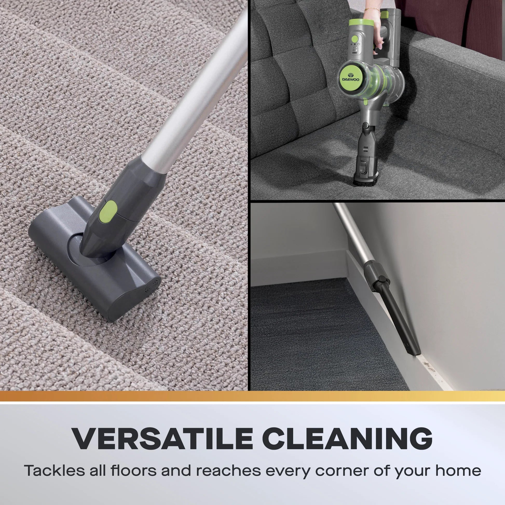 Daewoo Cyclone Freedom 2.0 2-in-1 Cordless Vacuum Cleaner - FLR00174GE