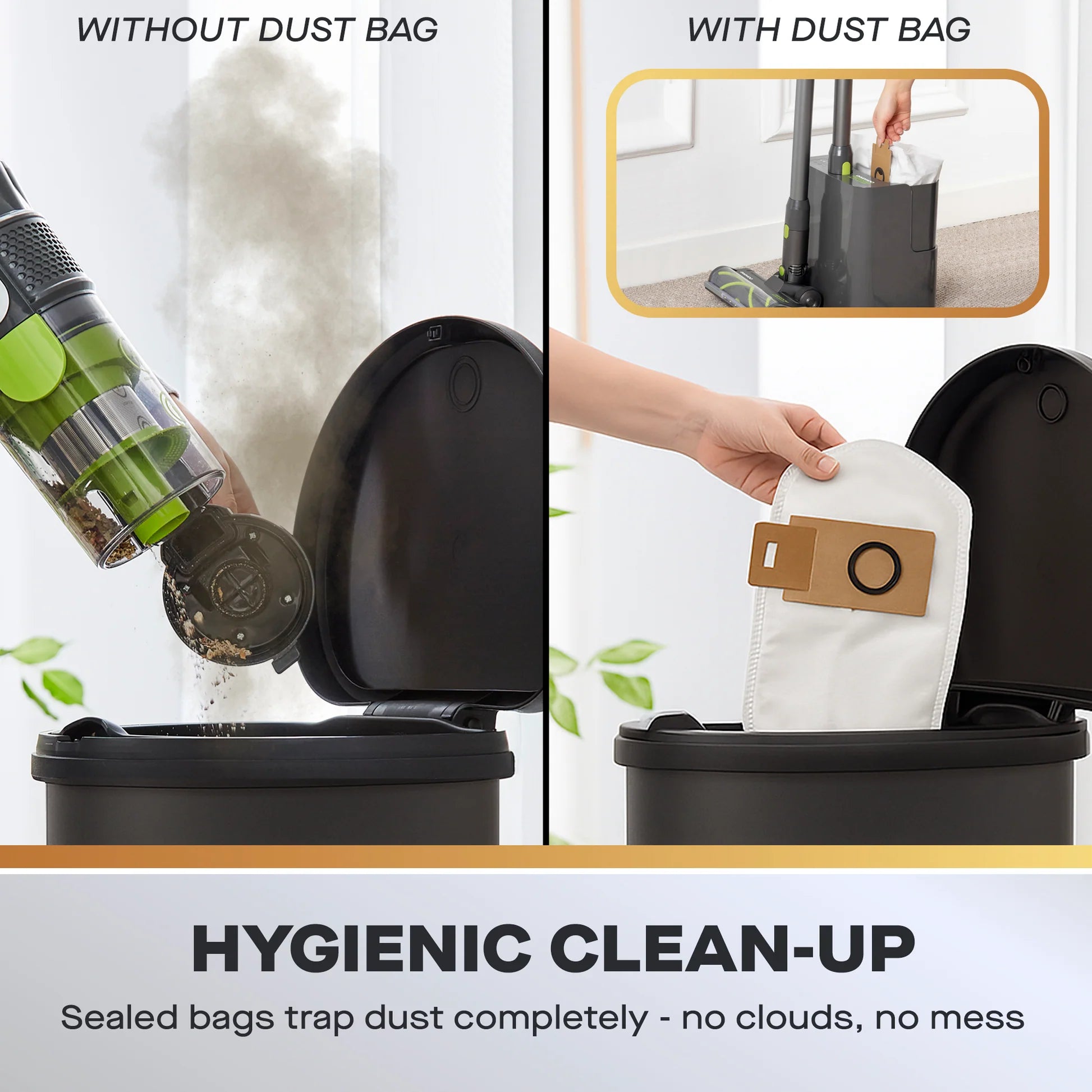 Daewoo Cyclone Freedom Cordless Vacuum Cleaner with Auto Empty System - FLR00203GE