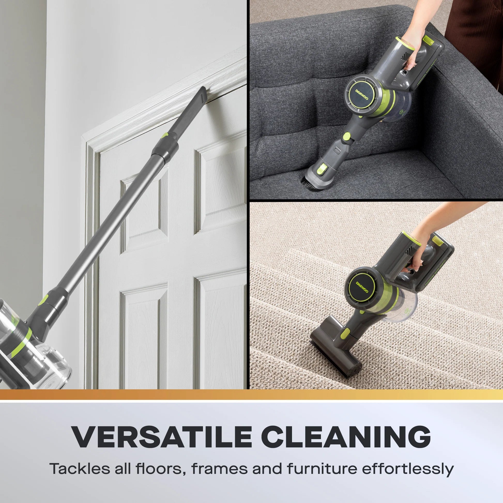 Daewoo Cyclone Freedom Cordless Vacuum Cleaner with Auto Empty System - FLR00203GE