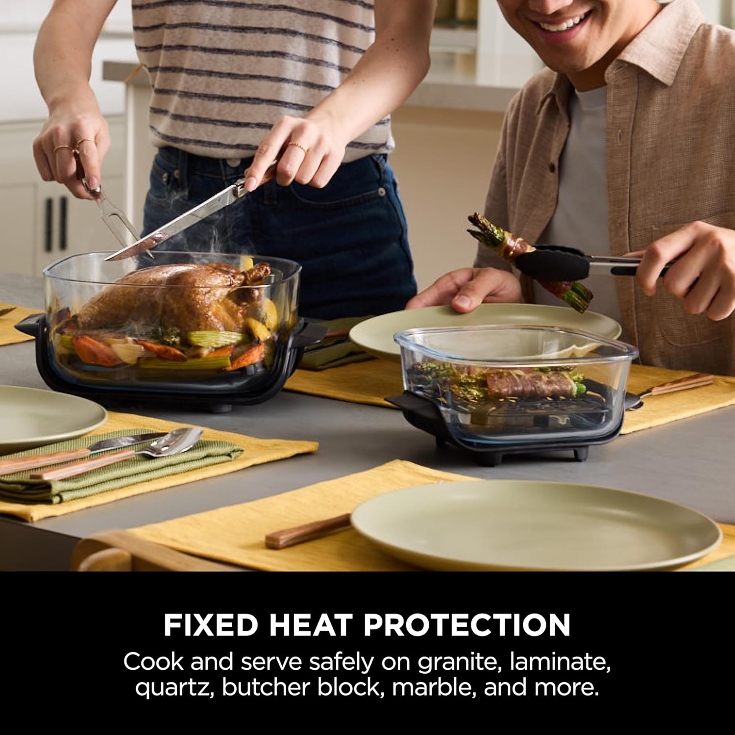 Ninja CRISPi 4-in-1 Portable Glass Air Fryer - FN101UK