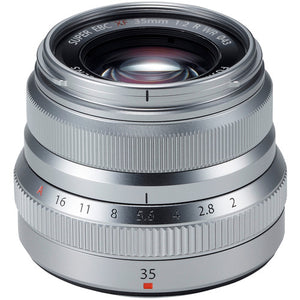 Fujifilm XF 35mm f/2 R WR Lens | Silver