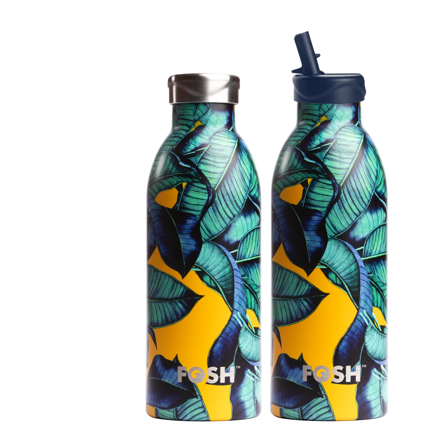Fosh 500ml Vital 2.0 Insulated Reusable Bottle l Botanical