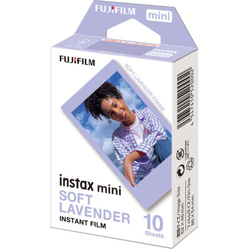 Película instantánea Fujifilm INSTAX MINI color lavanda suave | 10 exposiciones 