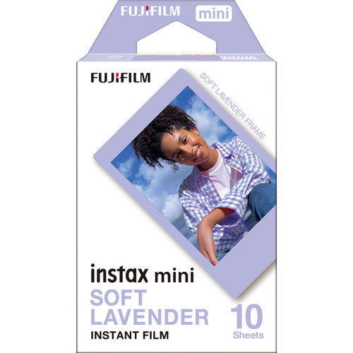 Película instantánea Fujifilm INSTAX MINI color lavanda suave | 10 exposiciones 