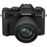 Fujifilm X-T30 II Camera With XC 15-45mm Lens | Black