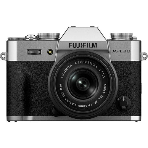 Fujifilm X-T30 III Mirrorless Camera with 13-33mm f/3.5-6.3 Lens - Silver