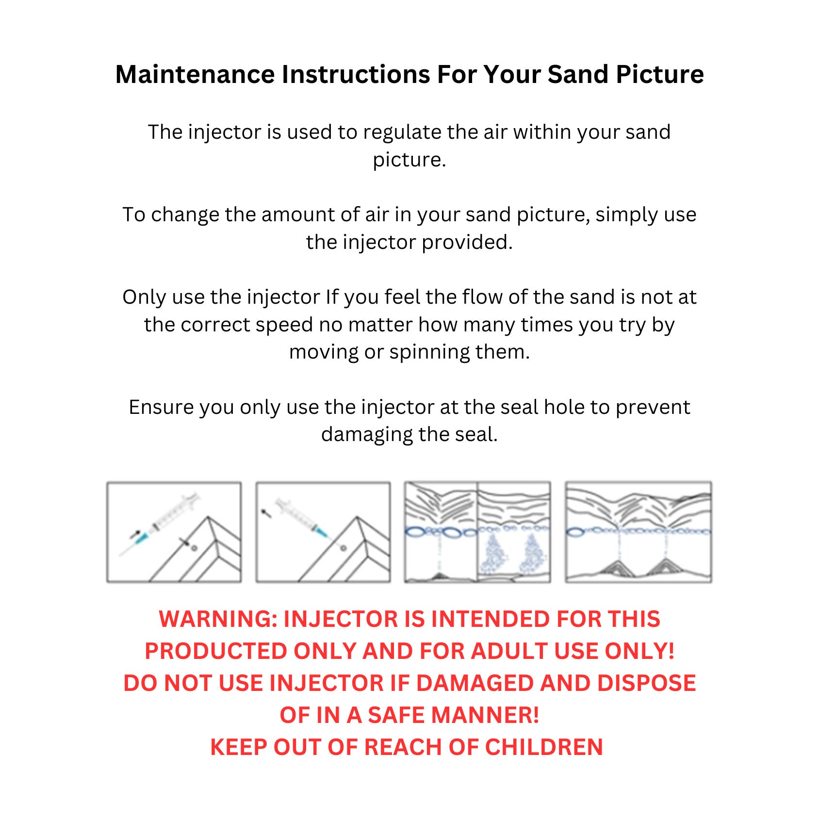 Half Moon Crescent Sand Picture