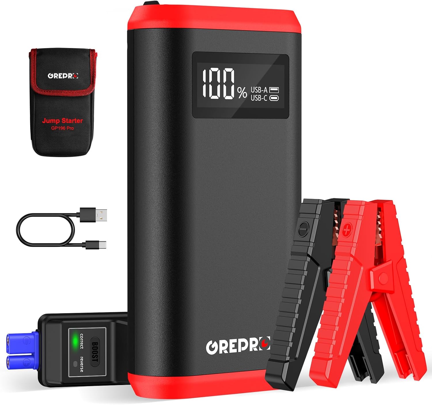 GREPRO Jump Starter Power Pack