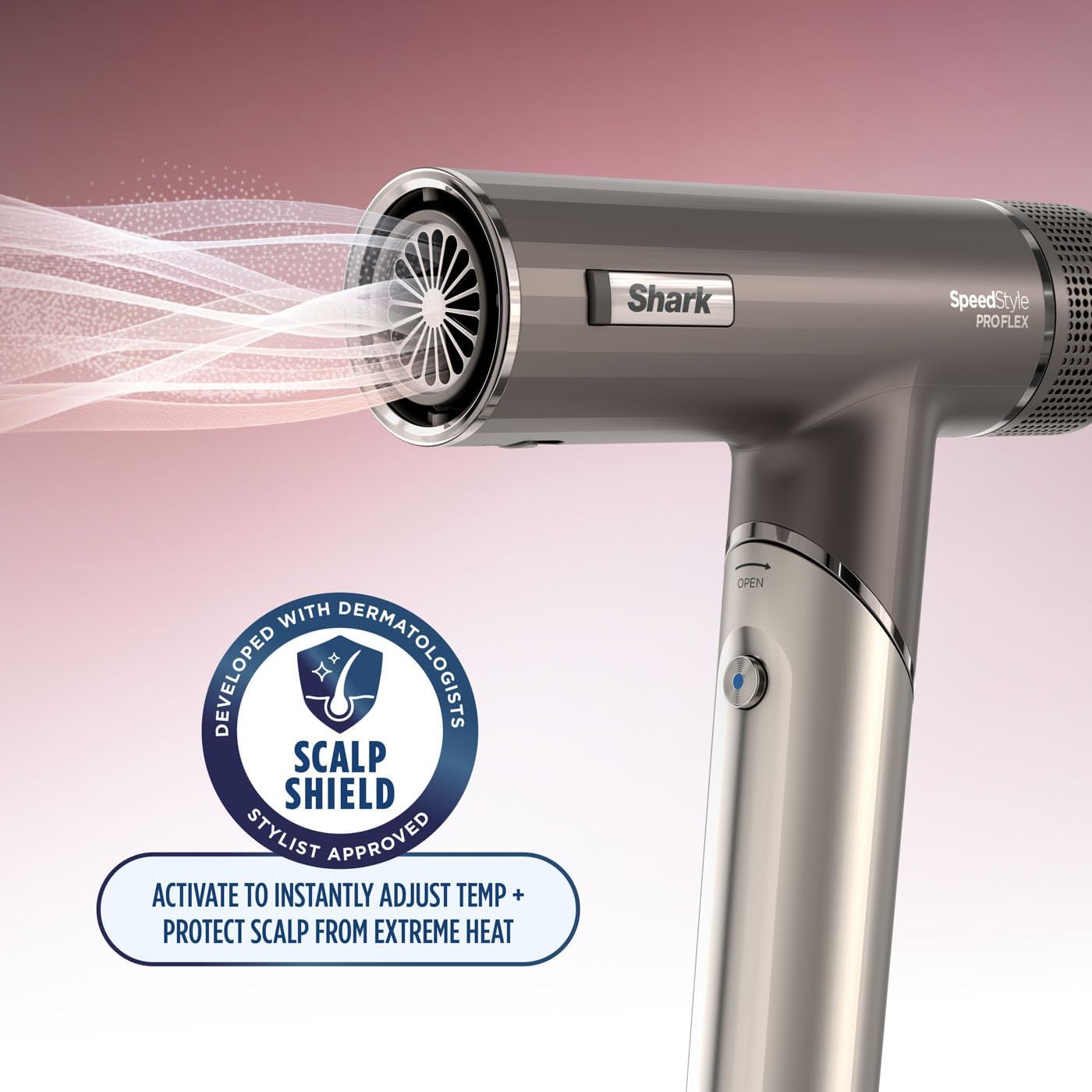 Shark SpeedStyle Pro FLEX 4-in-1 High-Velocity Hair Dryer System - HD542UK