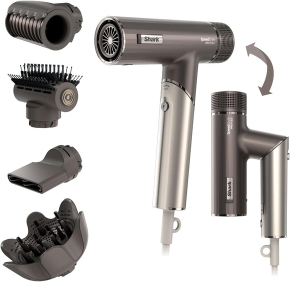 Shark SpeedStyle Pro FLEX 4-in-1 High-Velocity Hair Dryer System - HD542UK