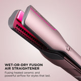 Shark FlexFusion Straight 5-in-1 Air Styler & Dryer & Ceramic Straightener with Case - HD652SUK