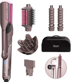 Shark FlexFusion Straight 5-in-1 Air Styler & Dryer & Ceramic Straightener with Case - HD652SUK