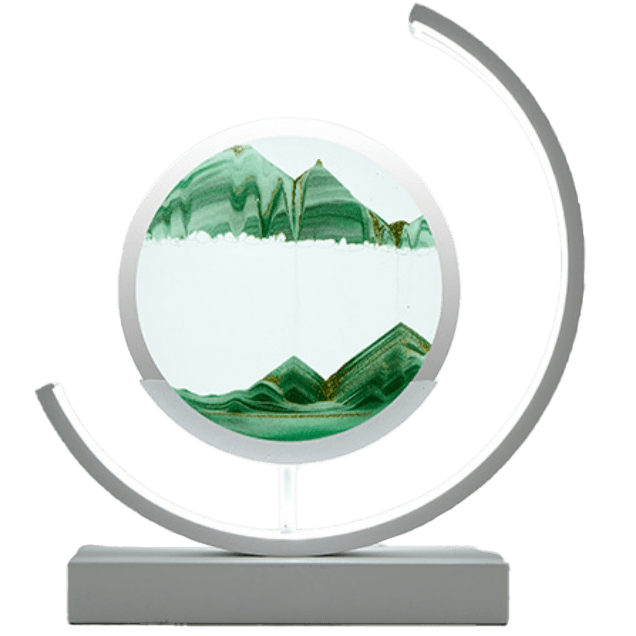 Half Moon Crescent Sand Picture