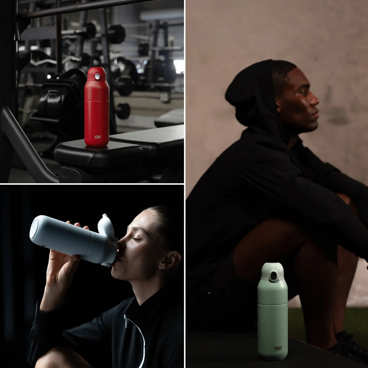 Ion8 Primo REVIVE 720ml One-Touch Water Bottle - Aqua Teal