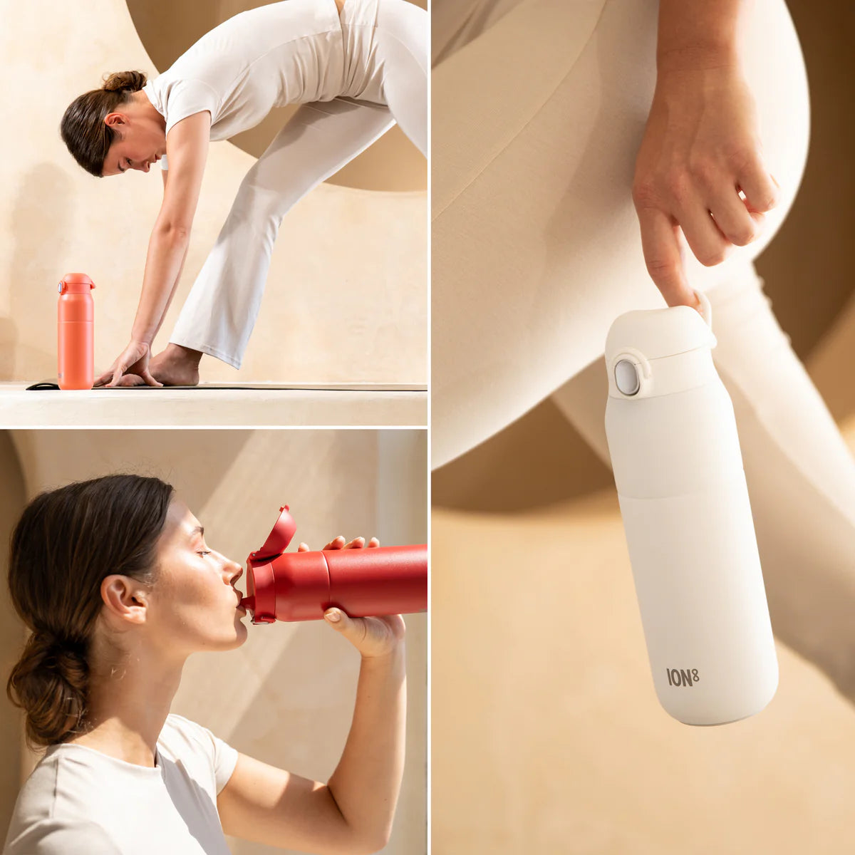 Ion8 Primo REVIVE 720ml One-Touch Water Bottle - Aqua Teal