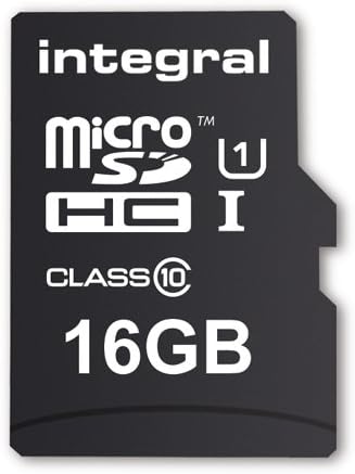 Integral 16GB microSDHC/XC Micro SD Card 90MB/s UHS-I U1