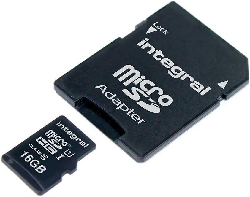 Integral 16GB microSDHC/XC Micro SD Card 90MB/s UHS-I U1