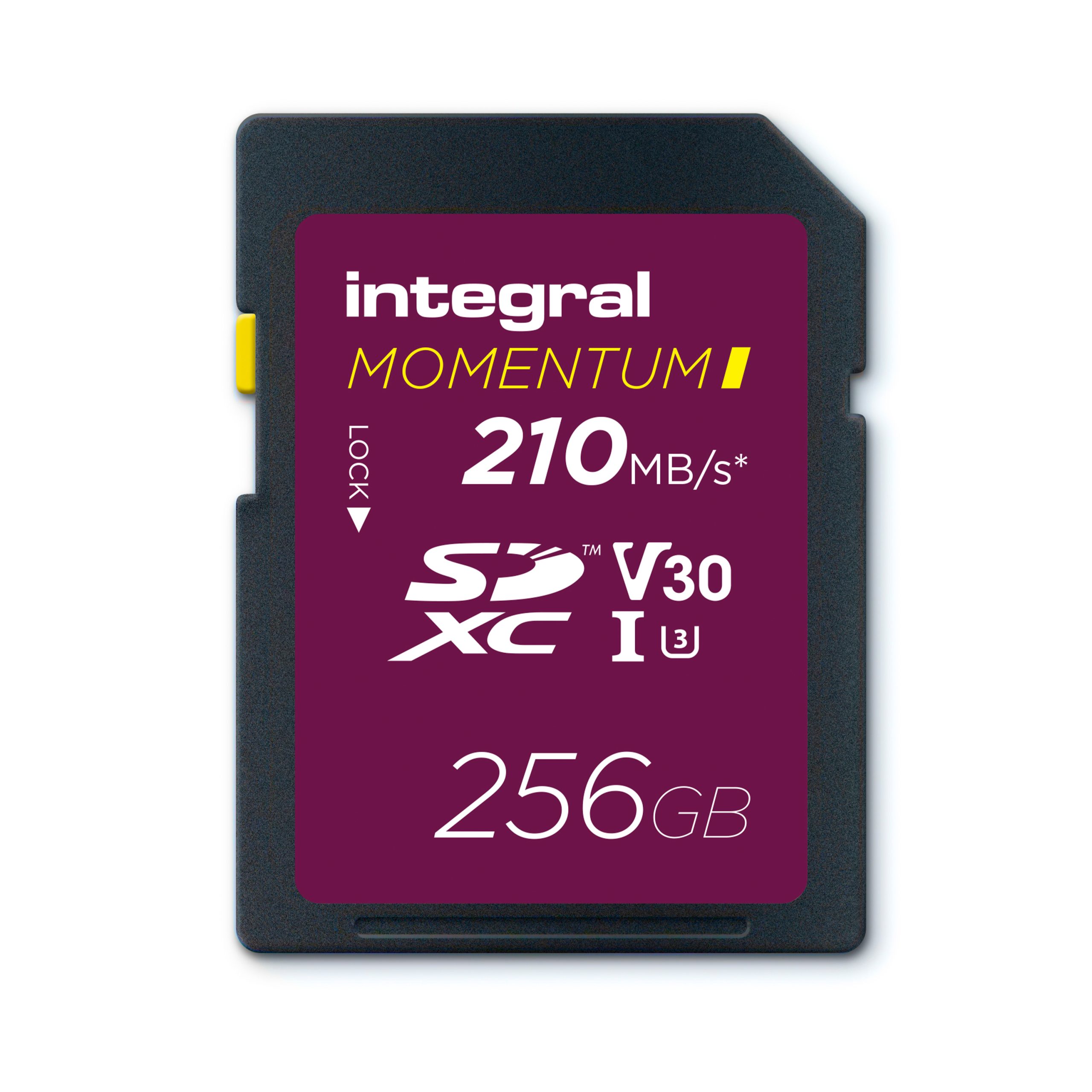 Integral Momentum I – 256GB SD Card 210MB/s SDXC V30 U3