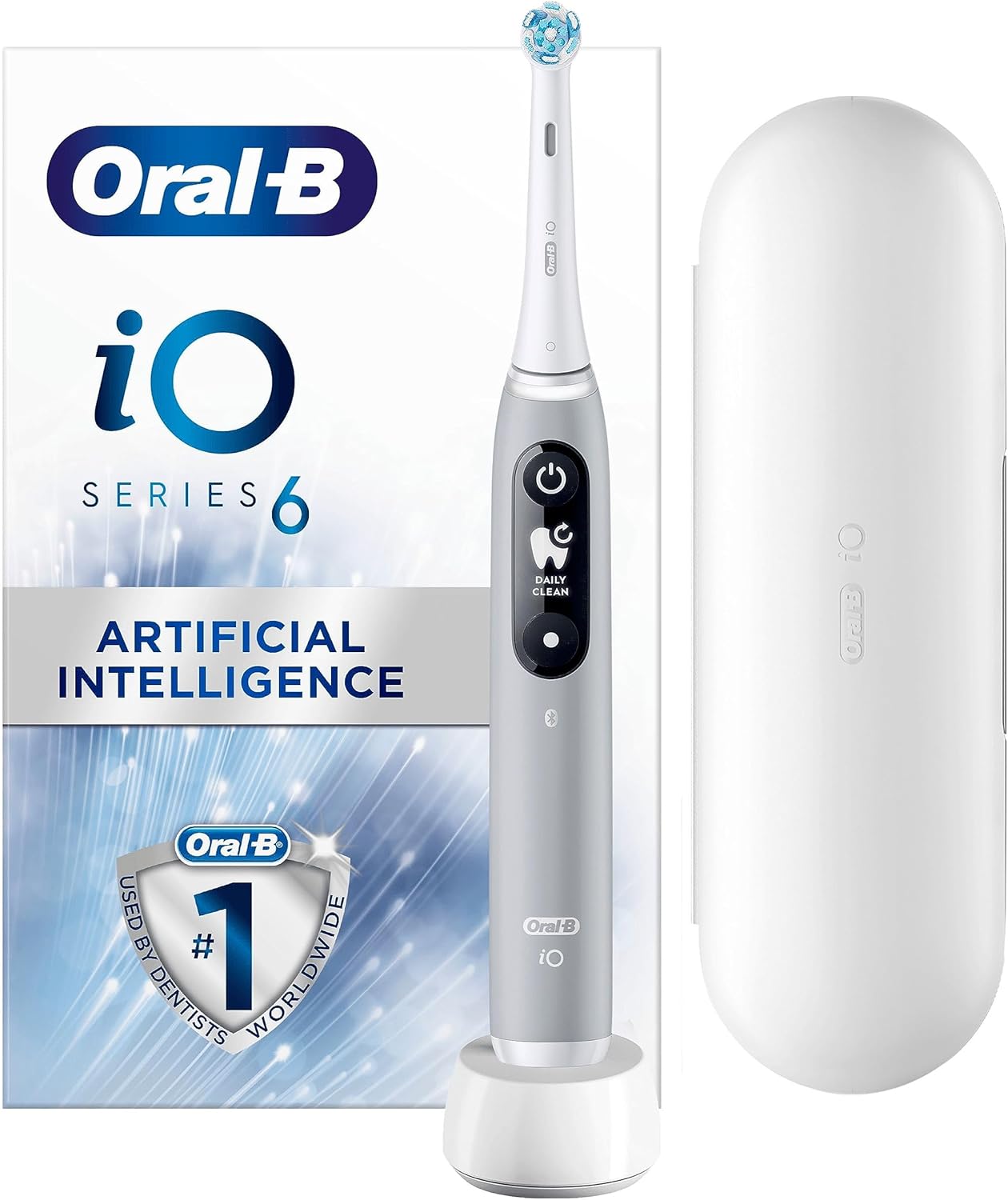 Oral B iO6 Electric Toothbrush with Travel Case - Grey