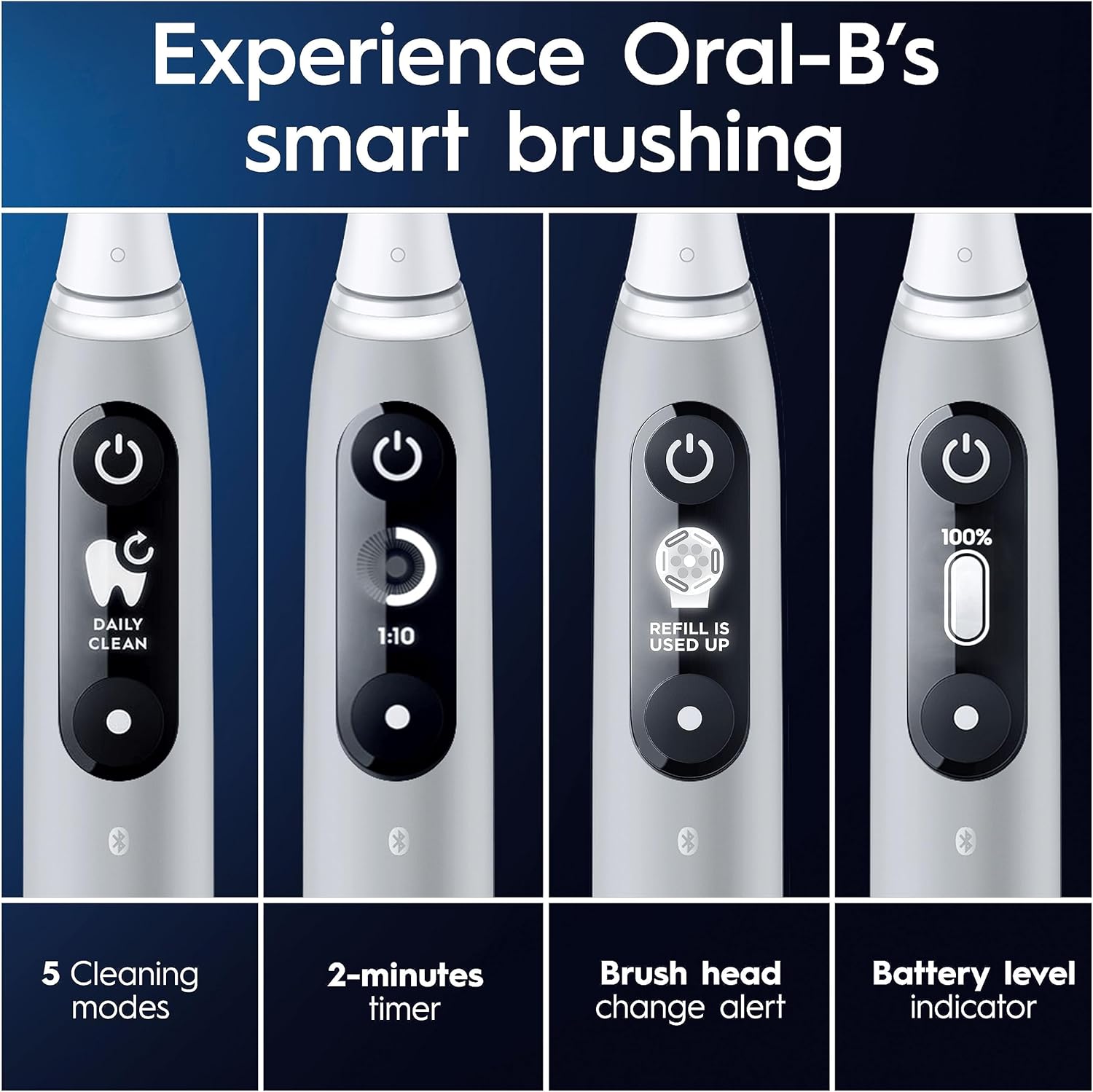 Oral B iO6 Electric Toothbrush with Travel Case - Grey