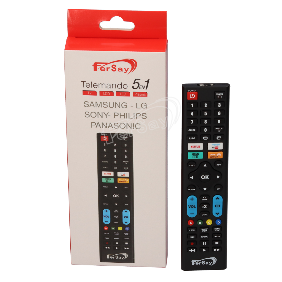 Mando a distancia universal Fersay para 5 marcas - IRC5