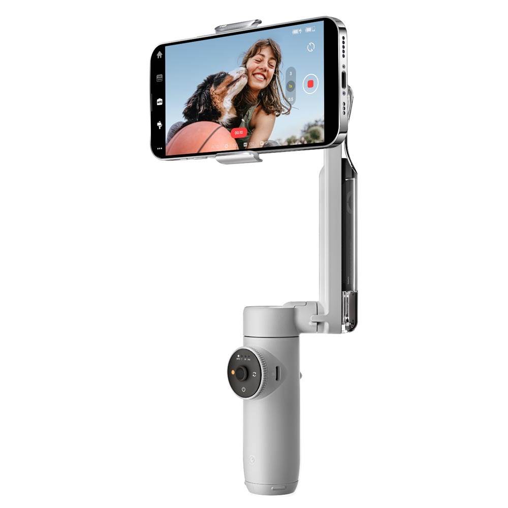 Estabilizador de seguimiento con IA independiente para Insta360 Flow | Gris piedra - CINSABBA-FLOW4