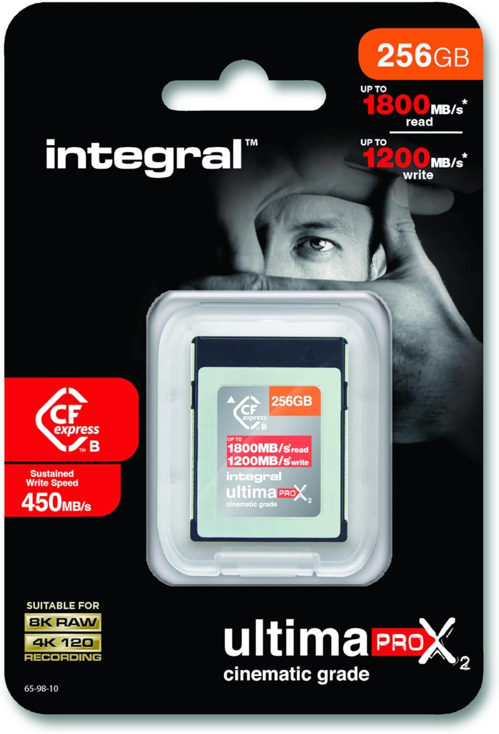 Integral 256GB ULTIMAPRO X CFexpress Cinematic Type B 2.0 Card
