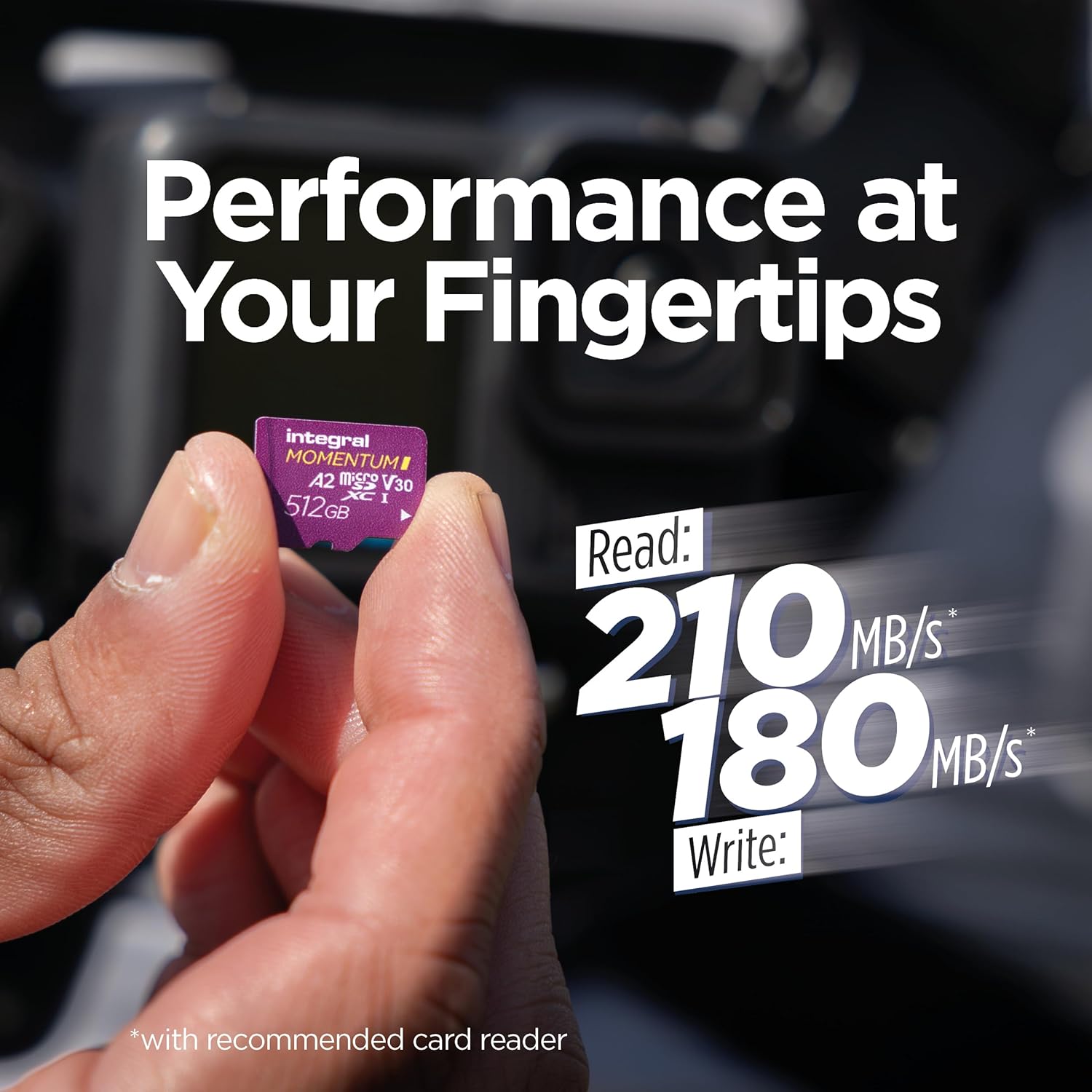 Integral Momentum I 256GB microSD Card for DRONES and ACTION Cams