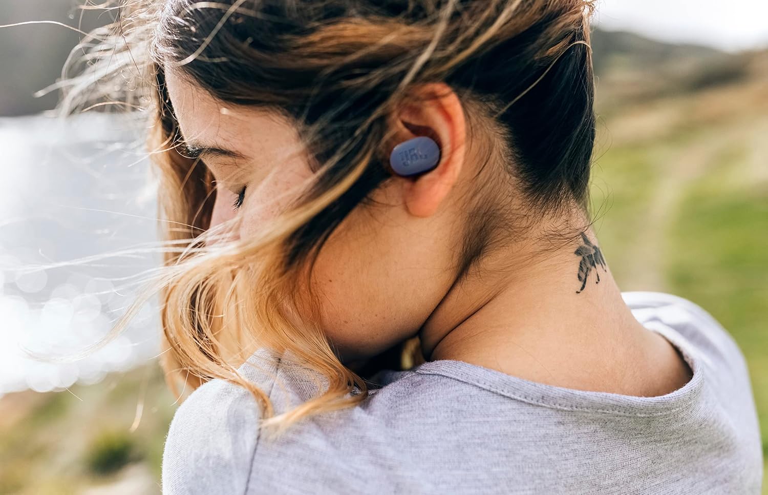 JBL Tune Buds In Ear Wireless Earbuds - Purple - JBLTBUDSPUR