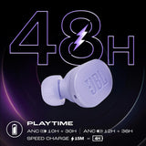 JBL Tune Buds In Ear Wireless Earbuds - Purple - JBLTBUDSPUR
