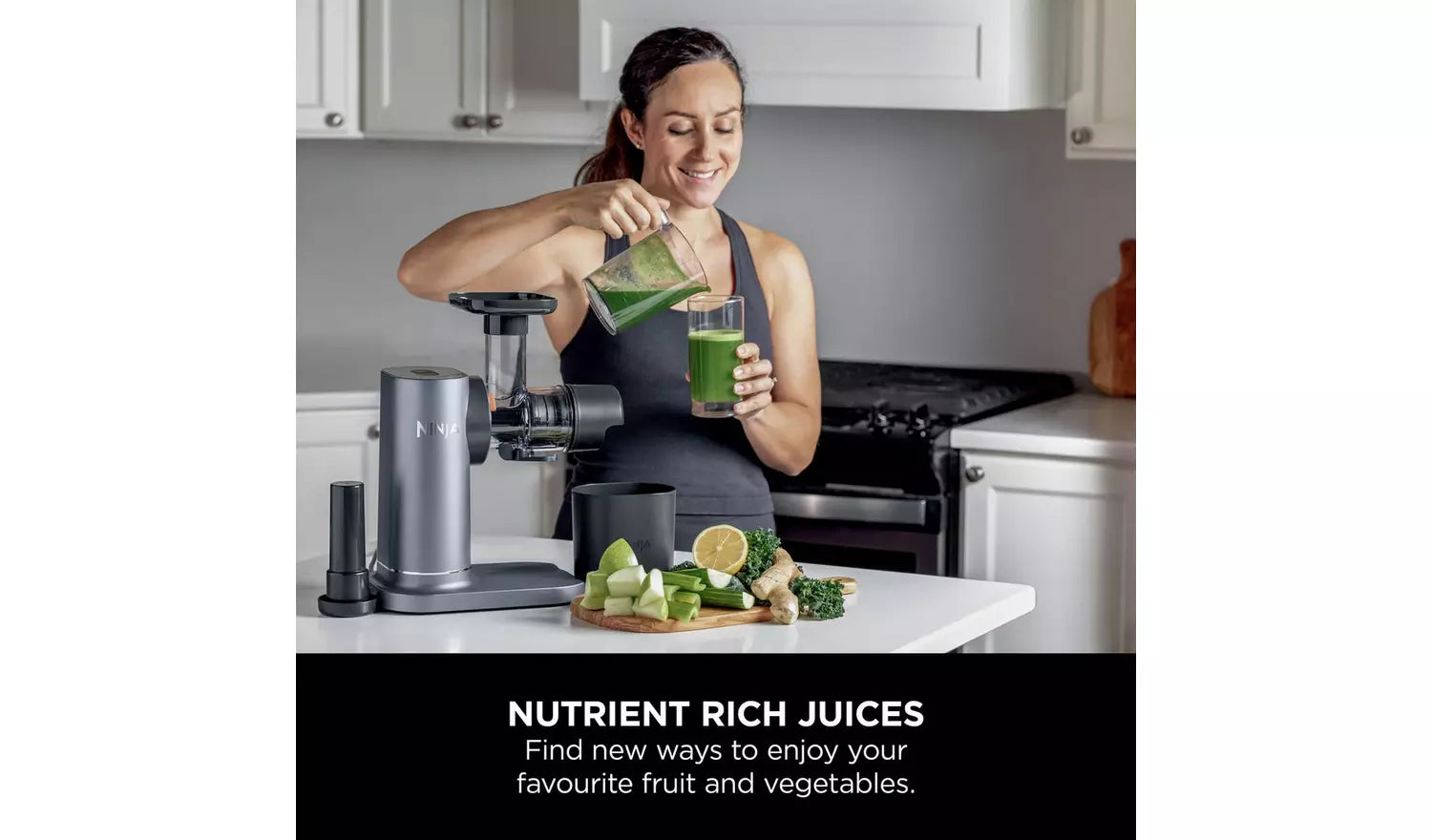 Ninja Cold Press Juicer with Anti-Clog Filter - JC151UK