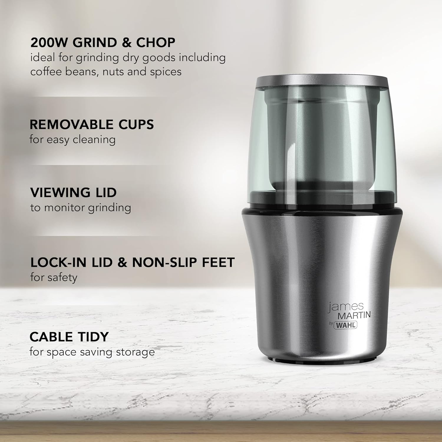 Wahl James Martin Grind and Chop Electric Grinder - ZX889