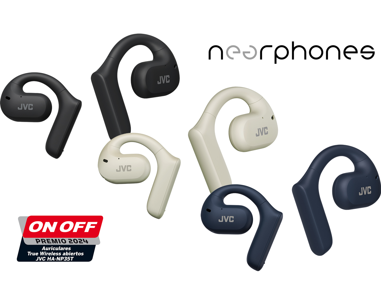 JVC Wireless Open Ear True Wireless Nearphones - HA-NP35T